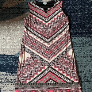 Multi colored sleeveless dress